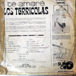 Disco de Vinilo Los Terrícolas - Te Amaré Vinyl Record
