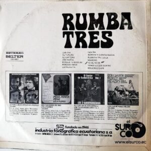 Disco de Vinilo Rumba Tres - Rumba Tres Vinyl Record