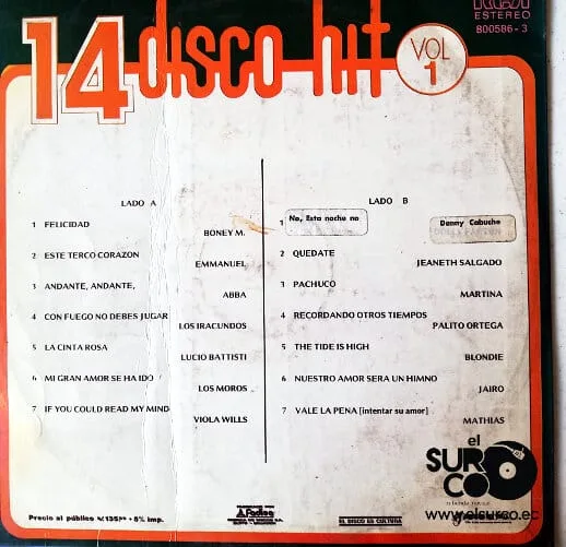 Disco de Vinilo Varios - 14 Disco Hit Vinyl Record