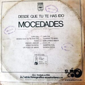 Disco de Vinilo Mocedades - Desde Que Tu Te Has Ido Vinyl Record
