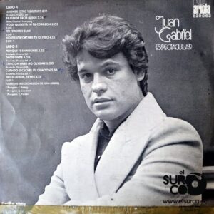 Disco de Vinilo Juan Gabriel - Espectacular Vinyl Record