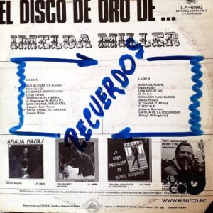 Disco de Vinilo Imelda Miller - El Disco De Oro De Imelda Miller Vinyl Record