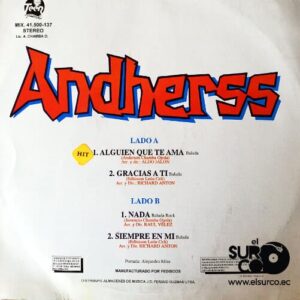 Disco de Vinilo Andherss - Alguien Que Te Ama Vinyl Record