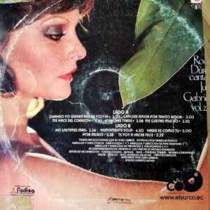 Disco de Vinilo Rocío Dúrcal - Rocío Dúrcal Canta A Juan Gabriel Vol 2 Vinyl Record
