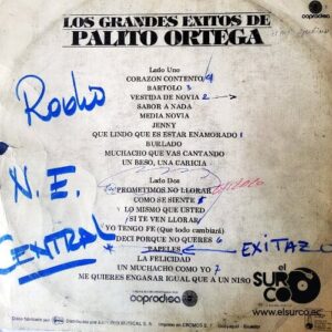 Disco de Vinilo Palito Ortega - Los 20 Más Grandes Éxitos De Palito Ortega Vinyl Record