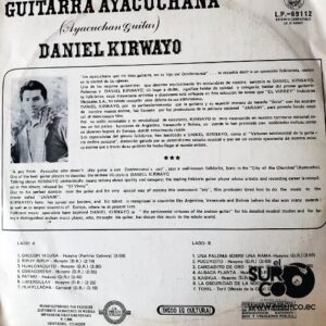 Disco de Vinilo Daniel Kirwayo - Guitarra Ayacuchana Vinyl Record