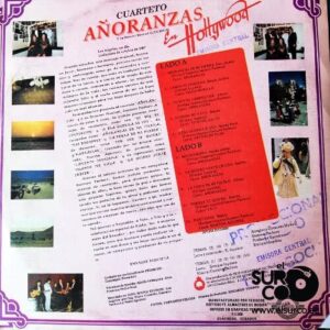Disco de Vinilo Cuarteto Añoranzas - Cuarteto Añoranzas En Hollywood Vinyl Record
