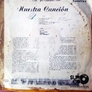 Disco de Vinilo Fernando Fernández - Nuestra Canción Vinyl Record