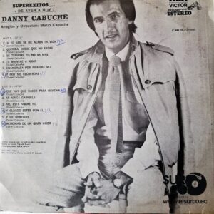 Disco de Vinilo Danny Cabuche - Súper éxitos De Ayer Y Hoy Vinyl Record