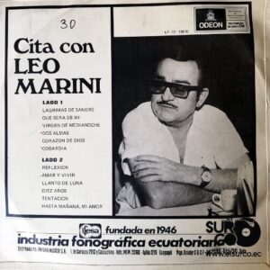 Disco de Vinilo Leo Marini - Cita Con Leo Marini Vinyl Record