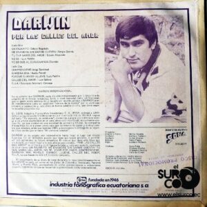 Disco de Vinilo Darwin - Por Las Calles Del Amor Vinyl Record