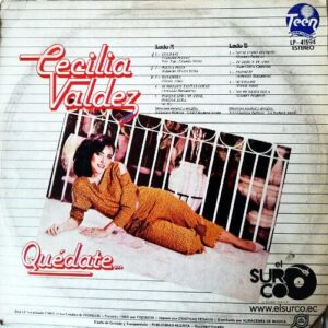 Disco de Vinilo Cecilia Valdez - Quédate Vinyl Record
