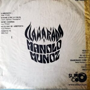 Disco de Vinilo Manolo Muñoz - Llamarada Vinyl Record