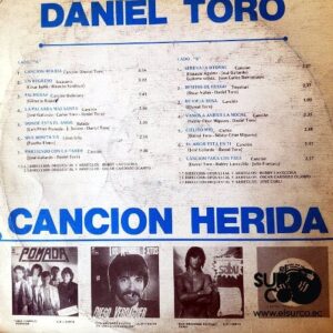 Disco de Vinilo Daniel Toro - Canción Herida Vinyl Record