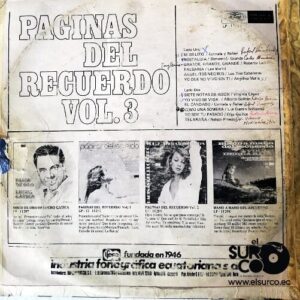 Disco de Vinilo Varios - Páginas Del Recuerdo Vol 3 Vinyl Record