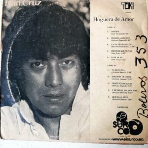 Disco de Vinilo Iván Cruz - Hoguera De Amor Vinyl Record