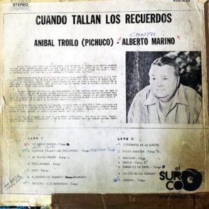 Disco de Vinilo Anibal Troilo - Cuando Tallan Los Recuerdos Vinyl Record