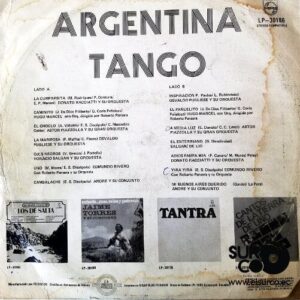 Disco de Vinilo Varios - Argentina Tango Vinyl Record