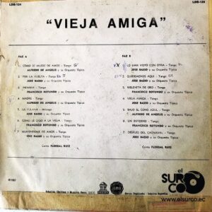 Disco de Vinilo Alfredo De Angelis - Vieja Amiga Vinyl Record