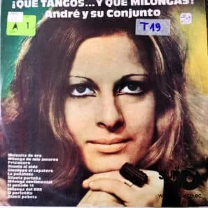 Disco de Vinilo André Y Su Conjunto - Que Tangos Y Que Milongas Vinyl Record