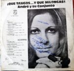 Disco de Vinilo André Y Su Conjunto - Que Tangos Y Que Milongas Vinyl Record