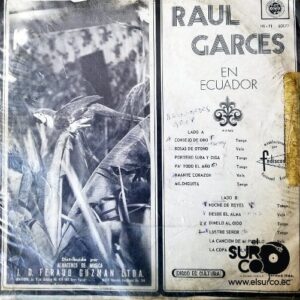 Disco de Vinilo Raúl Garcés - Raúl Garcés En Ecuador Vinyl Record