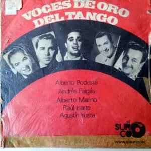 Disco de Vinilo Varios - Voces De Oro Del Tango Vinyl Record