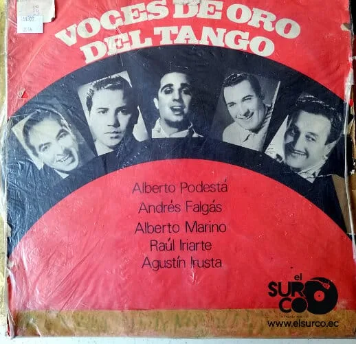 Disco de Vinilo Varios - Voces De Oro Del Tango Vinyl Record