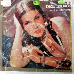 Disco de Vinilo Varios - Las Grandes Voces Del Tango Vinyl Record