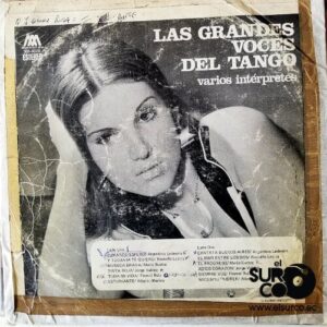 Disco de Vinilo Varios - Las Grandes Voces Del Tango Vinyl Record