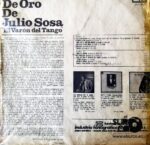 Disco de Vinilo Julio Sosa - El Varón Del Tango Vinyl Record