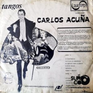 Disco de Vinilo Carlos Acuña - Tangos Vinyl Record