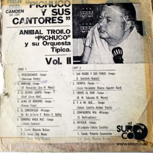 Disco de Vinilo Pichuco Y Sus Cantores - Pichuco Y Sus Cantores Vol 2 Vinyl Record