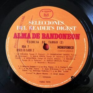 Disco de Vinilo Varios - Alma De Bandoneón Esencia De Tango (2) Vinyl Record
