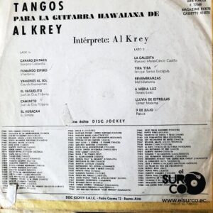 Disco de Vinilo Al Krey - Tangos Para La Guitarra Hawaiana Vinyl Record