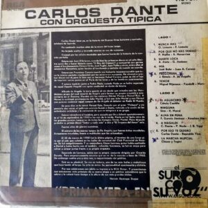 Disco de Vinilo Carlos Dante - Primavera En Su Voz Vinyl Record