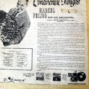 Disco de Vinilo Marcel Feijoo - Continental Tangos Vinyl Record