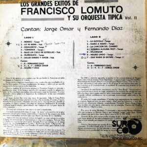 Disco de Vinilo Francisco J Lomuto - Francisco J Lomuto Vol 2 Vinyl Record