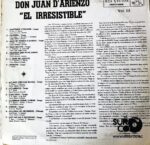 Disco de Vinilo Juan D’ Arienzo - El Irresistible Vinyl Record