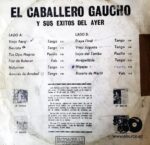 Disco de Vinilo El Caballero Gaucho - El Caballero Gaucho Y Sus Éxitos De Ayer Vinyl Record