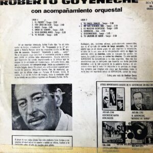 Disco de Vinilo Roberto Goyeneche - Yo Canto Tangos Vinyl Record