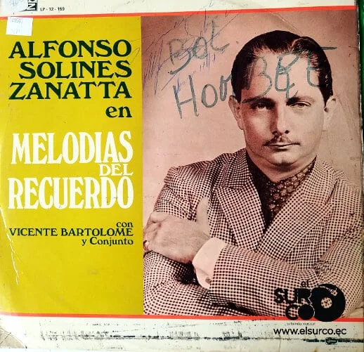 Disco de Vinilo Alfonso Solines Zanatta - Melodías Del Recuerdo Vinyl Record
