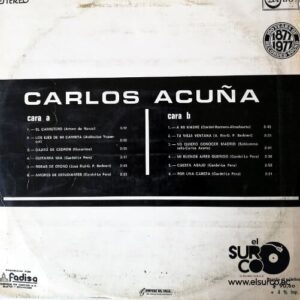 Disco de Vinilo Carlos Acuña - Carlos Acuña Vinyl Record