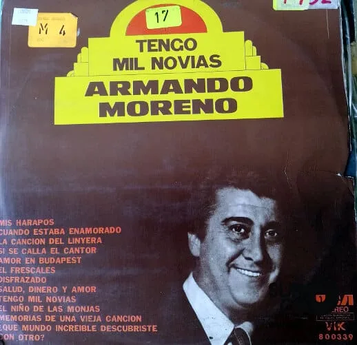 Disco de Vinilo Armando Moreno - Tengo Mil Novias Vinyl Record