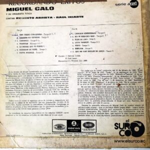 Disco de Vinilo Miguel Calo - Recordando Éxitos Vinyl Record