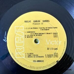 Disco de Vinilo Carlos Gardel - Vuelve Carlos Gardel Vol 2 Vinyl Record
