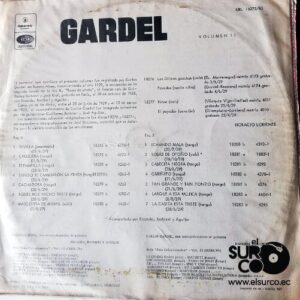 Disco de Vinilo Carlos Gardel  - Carlos Gardel Serie Para Coleccionistas Vol 11 Vinyl Record