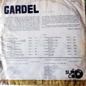 Disco de Vinilo Carlos Gardel  - Carlos Gardel Serie Para Coleccionistas Vol 2 Vinyl Record