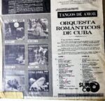 Disco de Vinilo Orquesta Románticos De Cuba  - Tangos De Amor Vinyl Record
