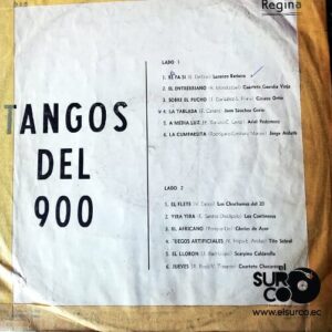 Disco de Vinilo Varios - Tangos Del 900 Vinyl Record